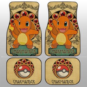 Charmander Car Floor Mats Custom Car Interior Accessories