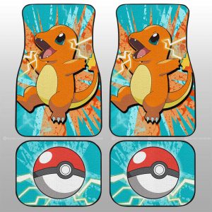 Charmander Car Floor Mats Custom Car Interior Accessories