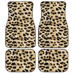 Cheetah Print Car Floor Mats Custom Car Accessories