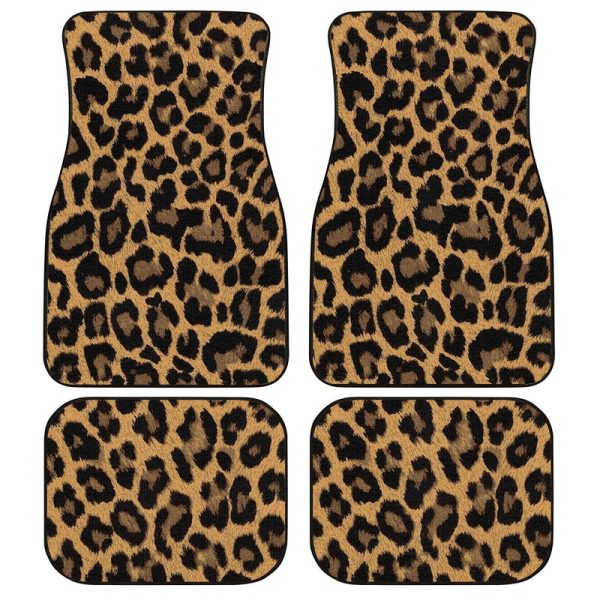 Cheetah Print Car Floor Mats Custom Skin Animal Print Car Accessories