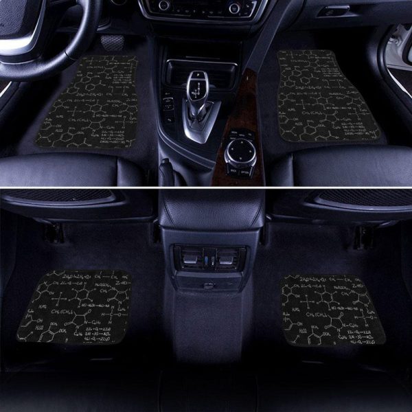 Chemistry Formula Car Floor Mats Custom Car Accessories