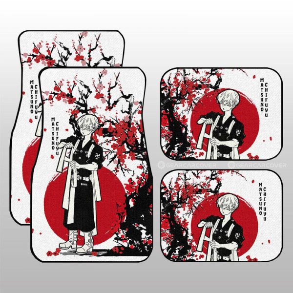 Chifuyu Matsuno Car Floor Mats Custom Japan Style Tokyo Revengers Anime Car Accessories