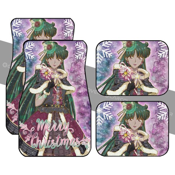 Christmas Anime Sailor Pluto Car Floor Mats Custom Sailor Moon Car Accessories