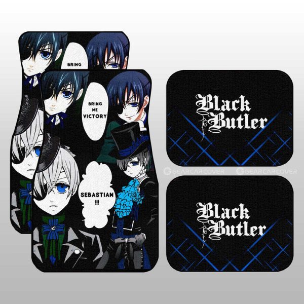 Ciel Phantomhive Car Floor Mats Custom Black Butler Car Accessories