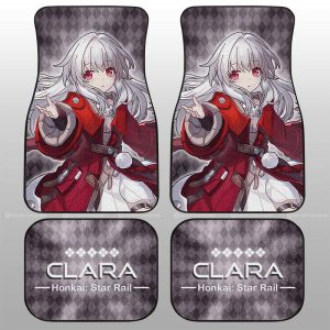 Clara Car Floor Mats Custom Honkai Star Rail Car Accessories