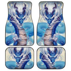 Cool Dragon Car Floor Mats Custom Legendary Creature Car Accessories Gift Idea