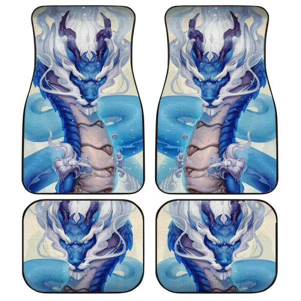 Cool Dragon Car Floor Mats Custom Legendary Creature Car Accessories Gift Idea