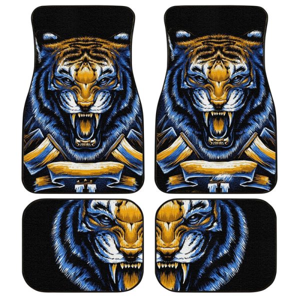 Cool Roaring Tiger Car Floor Mats Custom Cool Car Accessories Best Gift Idea For Dad