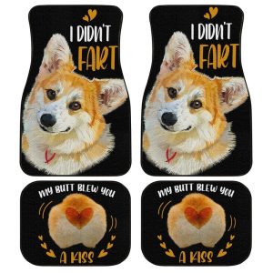 Corgi Car Floor Mats Custom Funny I Didn't Fart Car Accessories For Corgi Lovers