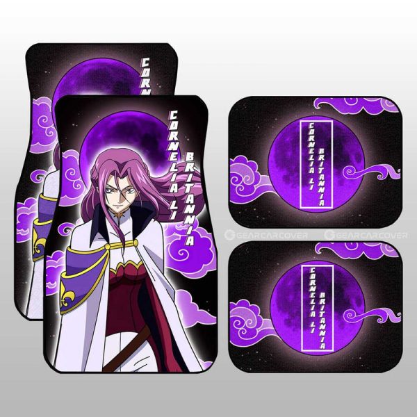 Cornelia Li Britannia Car Floor Mats Custom Code Geass Anime Car Accessories