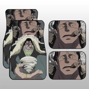 Crocodile Car Floor Mats Custom Anime One Piece Car Interior Accessories