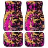 Crumple Tie Dye Car Floor Mats Custom Hippie Car Accessories