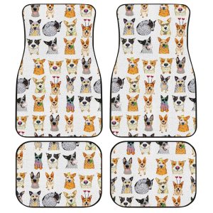 Cute Dog Car Floor Mats Custom Dog Car Accessories