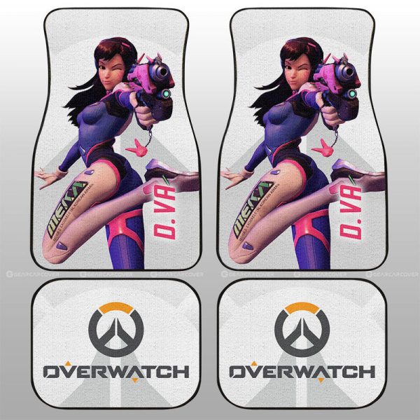 D.Va Car Floor Mats Custom Overwatch