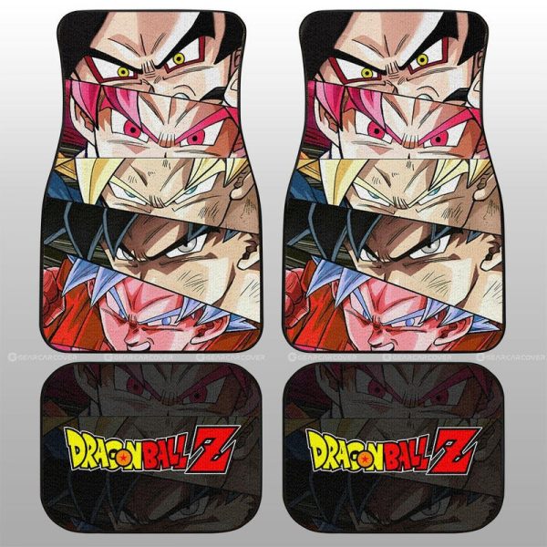 DBZ Super Saiyan Eyes Car Floor Mats Custom Anime Car Accessories