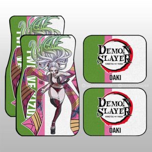 Daki Car Floor Mats Custom Demon Slayer Anime Car Accessories