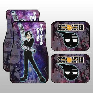 Death The Kid Car Floor Mats Custom Galaxy Manga Style