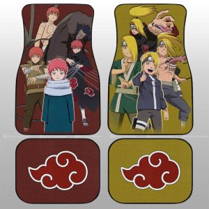 Deidara And Sasori Car Floor Mats Custom Anime Car Accessories