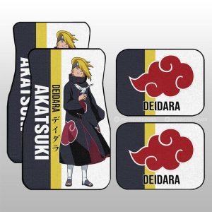 Deidara Car Floor Mats Custom Anime Car Accessories