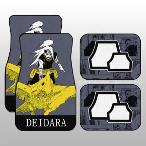 Deidara Car Floor Mats Custom Anime Car Accessories Manga Color Style