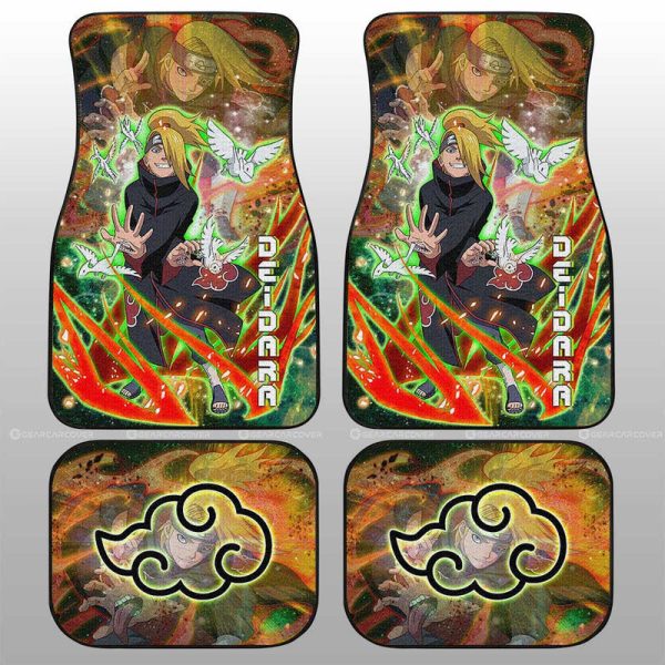 Deidara Car Floor Mats Custom Characters Anime Car Accessories