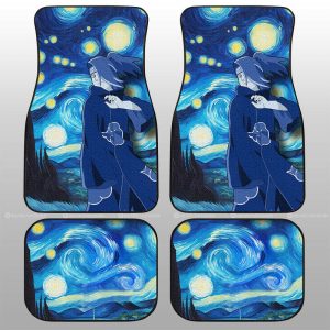 Deidara Car Floor Mats Custom Starry Night Styles