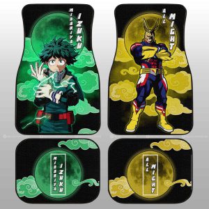 Deku And All Might Car Floor Mats Custom Car Accessories