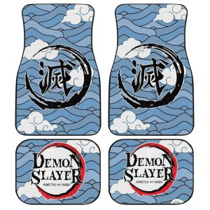 Demon Slayer Sakonji Car Floor Mats Custom Uniform Anime Car Interior Accessories