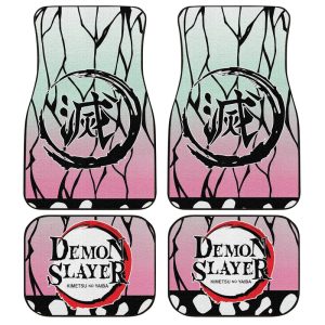 Demon Slayer Shinobu Kocho Car Mats Custom Uniform Anime Car Accessories