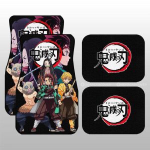 Demon Slayer Team Car Floor Mats Custom Demon Slayer Anime Car Accessories