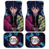 Demon Slayer Tomioka Giyuu Car Floor Mats Custom Face Anime Car Accessories