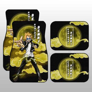 Denki Kaminari Car Floor Mats Custom Anime My Hero Academia Car Interior Accessories