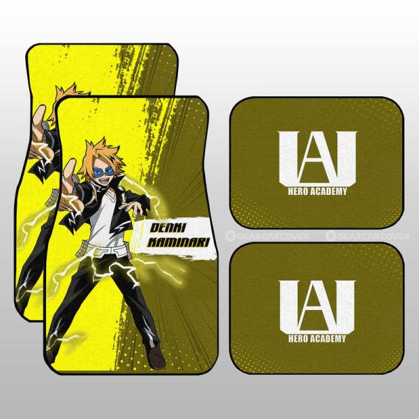 Denki Kaminari Car Floor Mats Custom For Fans