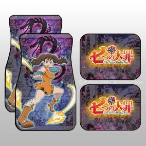 Diane Car Floor Mats Custom Seven Deadly Sins Anime Galaxy Manga Style