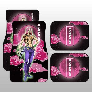 Diavolo Car Floor Mats Custom JoJo's Bizarre Adventure Anime Car Accessories