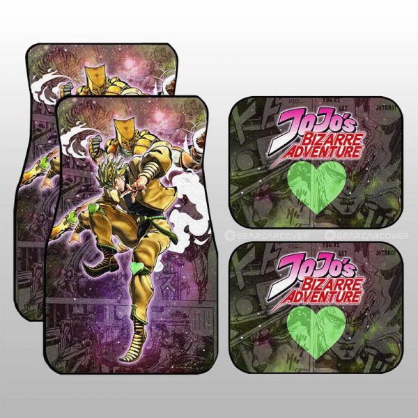 Dio Brando Car Floor Mats Custom Galaxy Style JJBA Anime Car Accessories