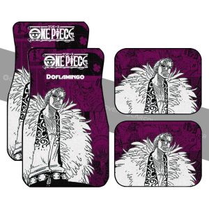 Doflamingo Car Floor Mats Custom Anime Mix Manga One Piece Car Interior Accessories