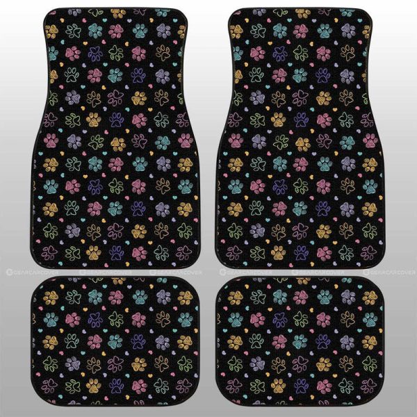 Dog Paw Car Floor Mats Custom Car Accessories