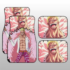 Donquixote Doflamingo Car Floor Mats Custom Anime One Piece Car Interior Accessories