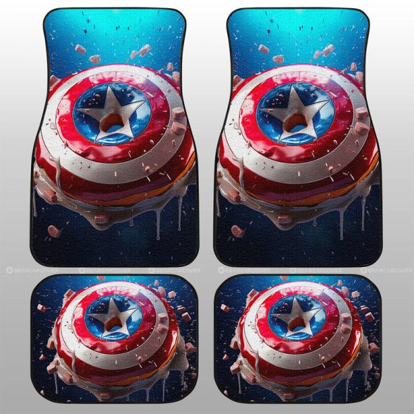 Donuts Car Floor Mats Custom Captain America Car Accessories