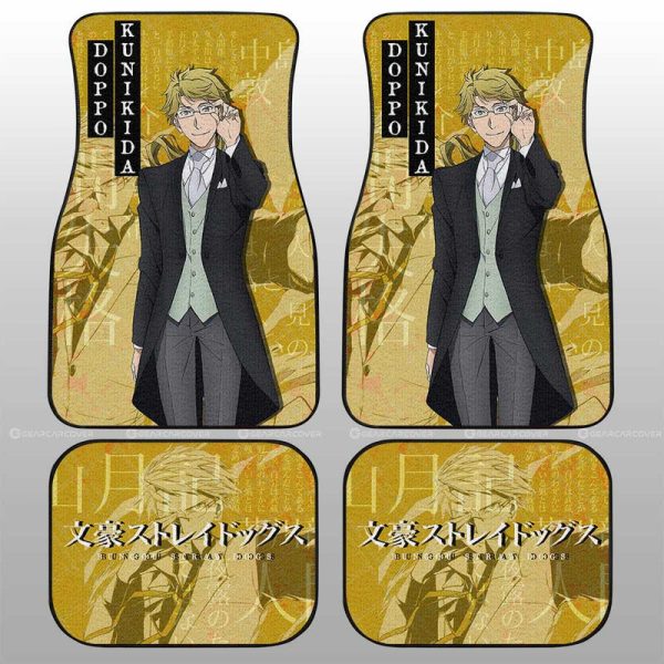 Doppo Kunikida Car Floor Mats Custom Bungou Stray Dogs Anime Car Accessories