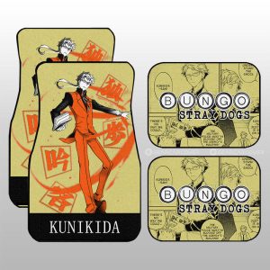 Doppo Kunikida Car Floor Mats Custom Bungou Stray Dogs Anime Car Accessories