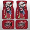 Douma Car Floor Mats Custom Demon Slayer Anime Car Accessories