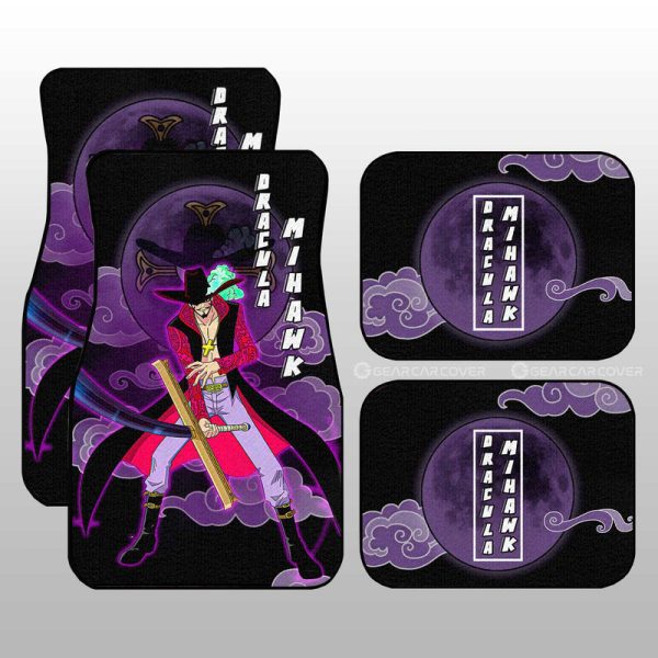 Dracule Mihawk Car Floor Mats Custom Car Accessories For Fans