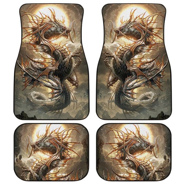 Dragon Car Floor Mats Custom Gift Idea Car Accessories