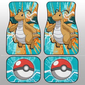 Dragonite Car Floor Mats Custom Car Interior Accessories