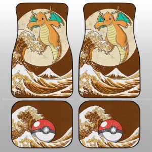 Dragonite Car Floor Mats Custom Pokemon Car Accessories