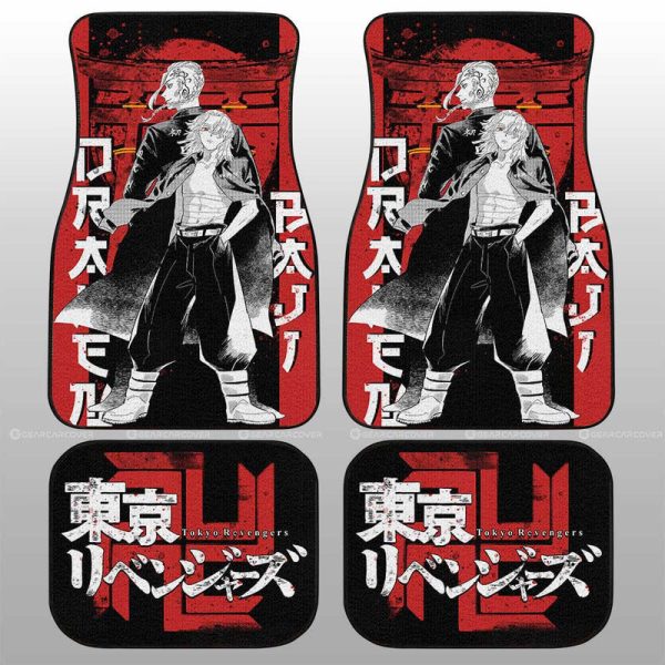 Draken x Baji Car Floor Mats Custom  Anime Car Accessories