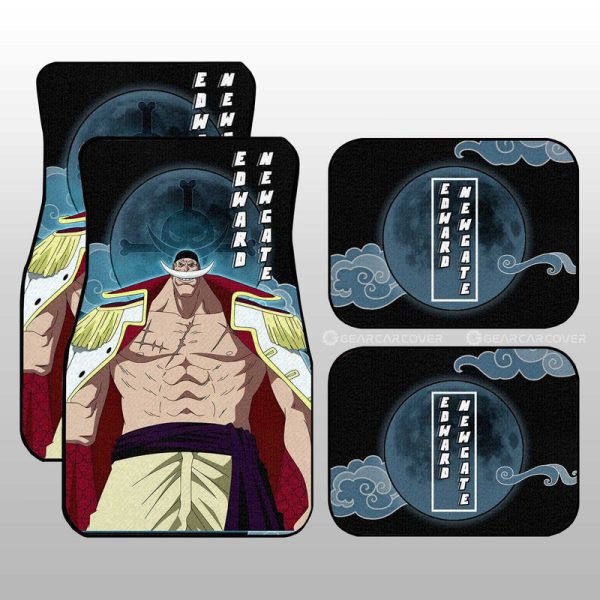 Edward Newgate Car Floor Mats Custom For One Piece Anime Fans