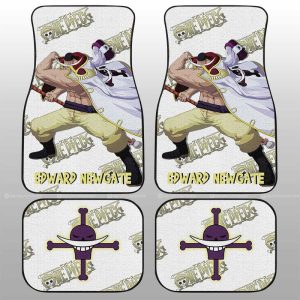 Edward Newgate Car Floor Mats Custom One Piece Anime